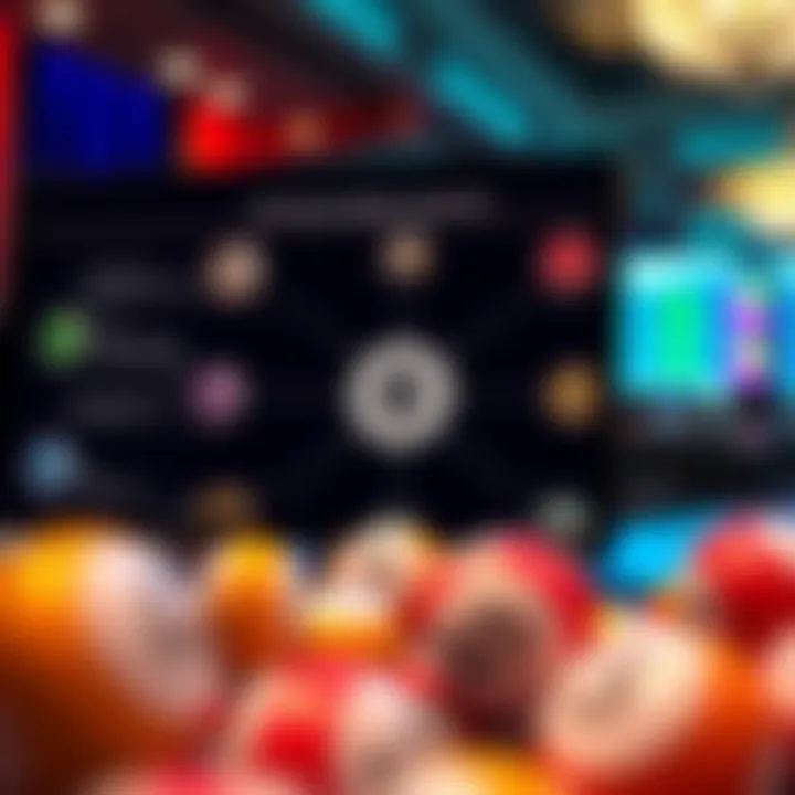 Online Bingo Game Mechanics An informative diagram illustrating the mechanics of playing bingo online.