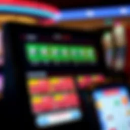 Digital interface showcasing Texas Lottery ticket options