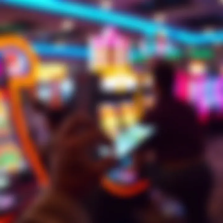 User accessing mobile coupons on a smartphone