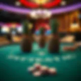 Engaging Pineapple Poker table setup