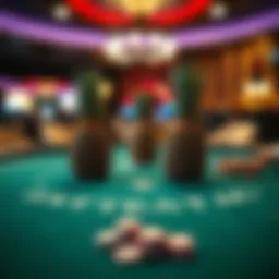 Engaging Pineapple Poker table setup