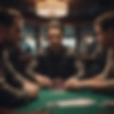 An engaging no-stakes poker game in a cozy setting