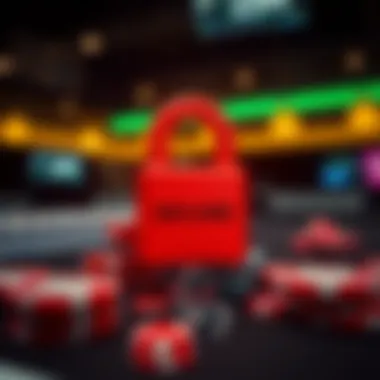 Security Measures in Online Betting A secure online transaction illustration