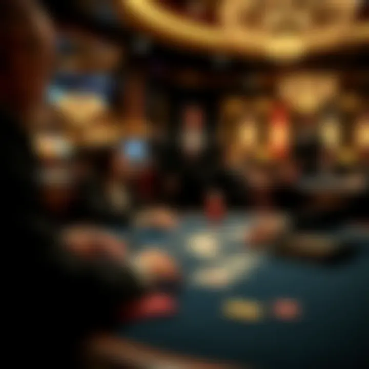 Strategizing in Blackjack Player strategizing during a game of Blackjack