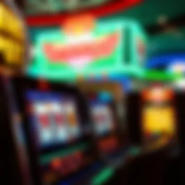 Exciting jackpot moment on a slot machine