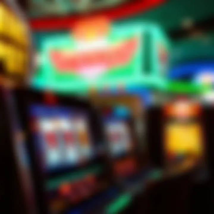 Exciting jackpot moment on a slot machine