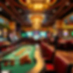 Exciting world of online gambling showcasing a casino environment