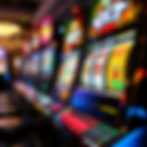 Vibrant slot machine display showcasing dynamic graphics