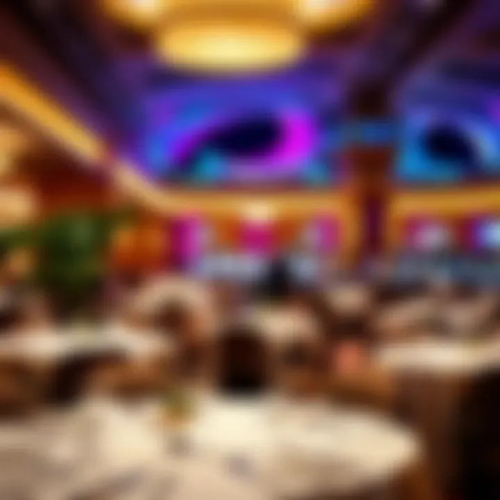 Elegant Dining Atmosphere Elegant dining setting showcasing Resort World atmosphere