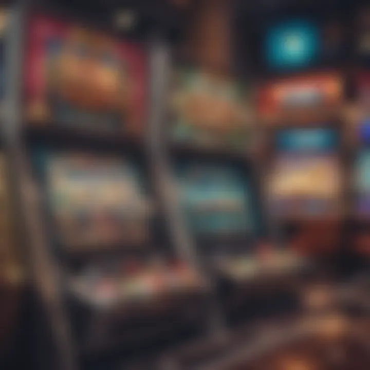 Colorful interface of an Android slot game showcasing various themes