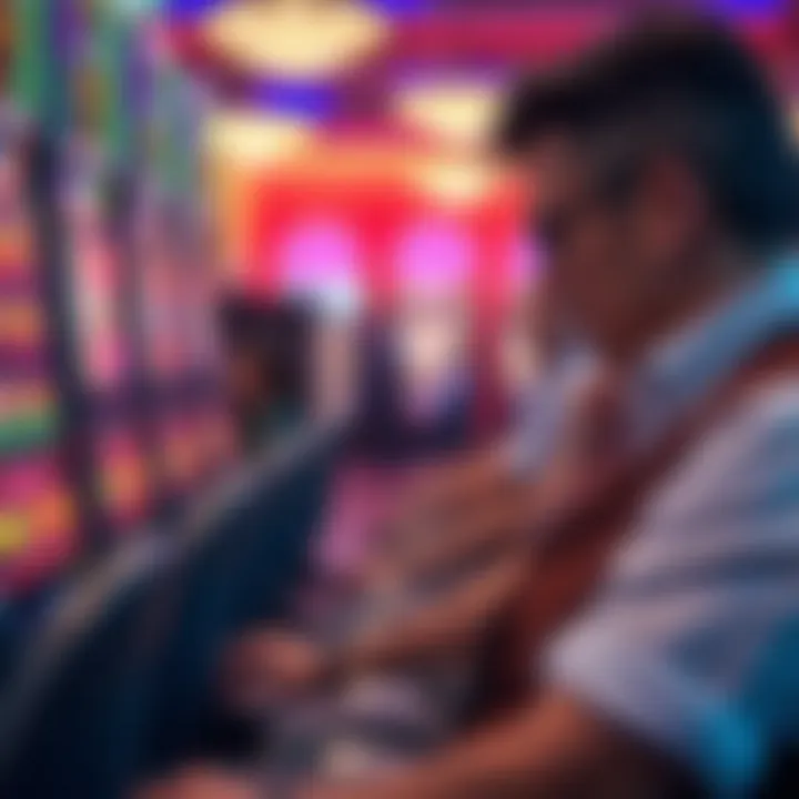 Engagement with Slotomania's Gaming Mechanics Illustration of a player engaging with Slotomania's gaming mechanics