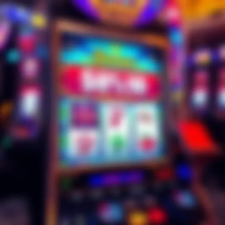 Vibrant online slot machine interface showcasing a no deposit bonus offer