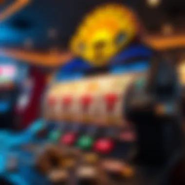 Visualization of potential risks and rewards in online slot gaming