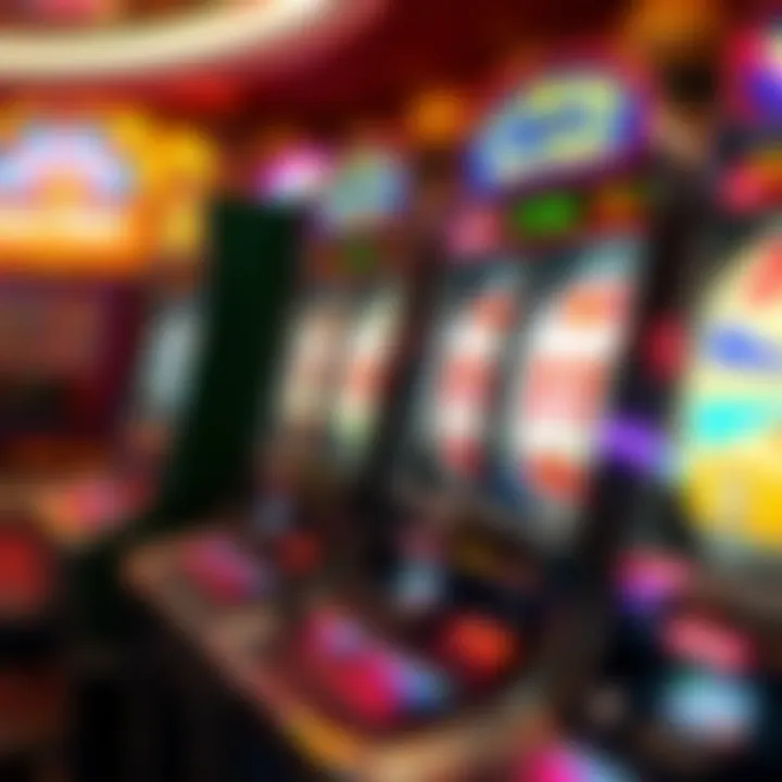 Graphic representation showcasing the mechanics of tenfold pay slot machines