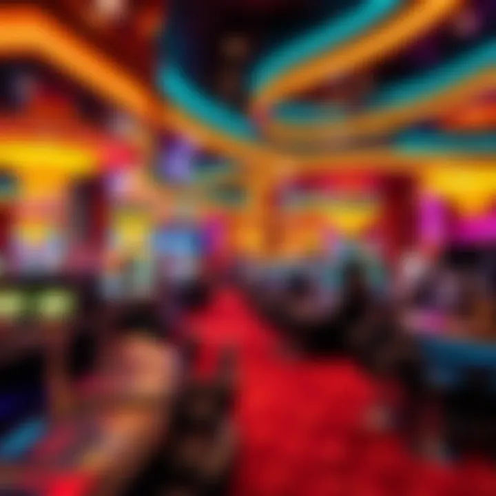 Vibrant Casino Environment Casino floor showcasing vibrant atmosphere