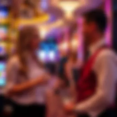 Engaging with Hotel Staff for Upgrades Guest interaction with hotel staff