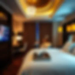 Luxurious hotel room at The Cosmopolitan