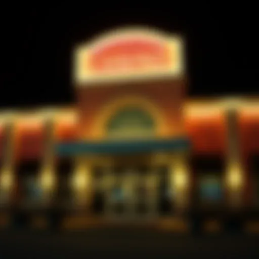 Monticello Casino Exterior Exterior view of the Monticello Casino showcasing its architecture