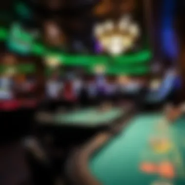 Table Games Experience Table games area with lively atmosphere and unique decor