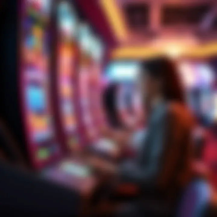 Illustration of a player enjoying a free slot game on digital devices