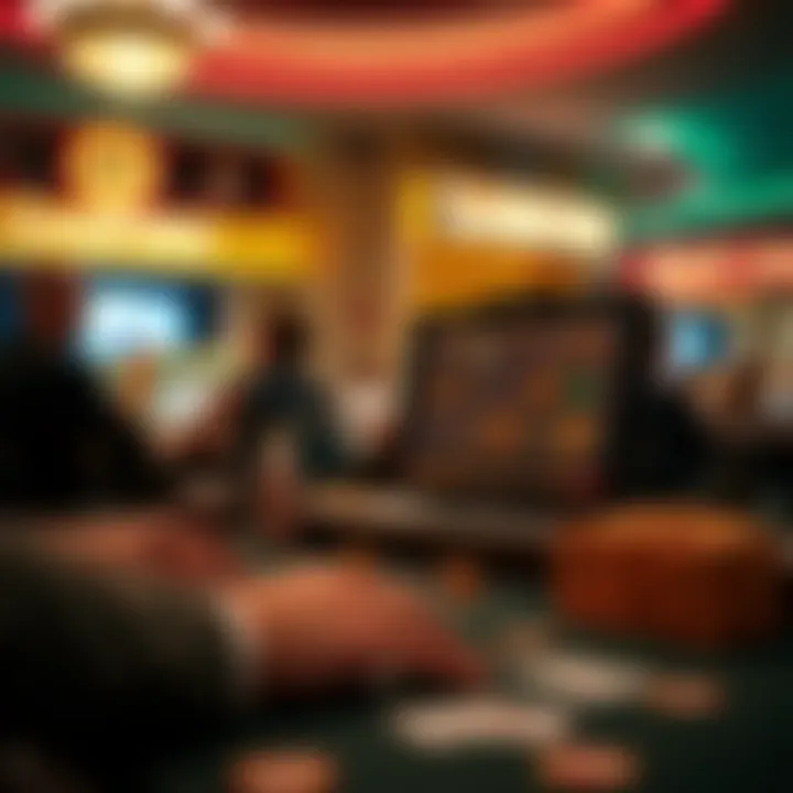 Conceptual image representing the psychology of gambling