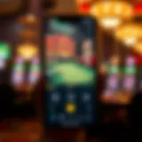 Innovative betting app interface showcasing user-friendly navigation