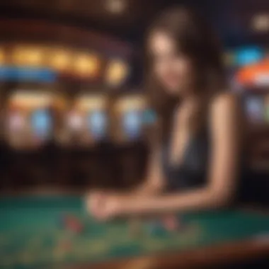 Strategic gameplay in a virtual casino environment