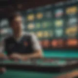 A digital representation of online sports betting statistics