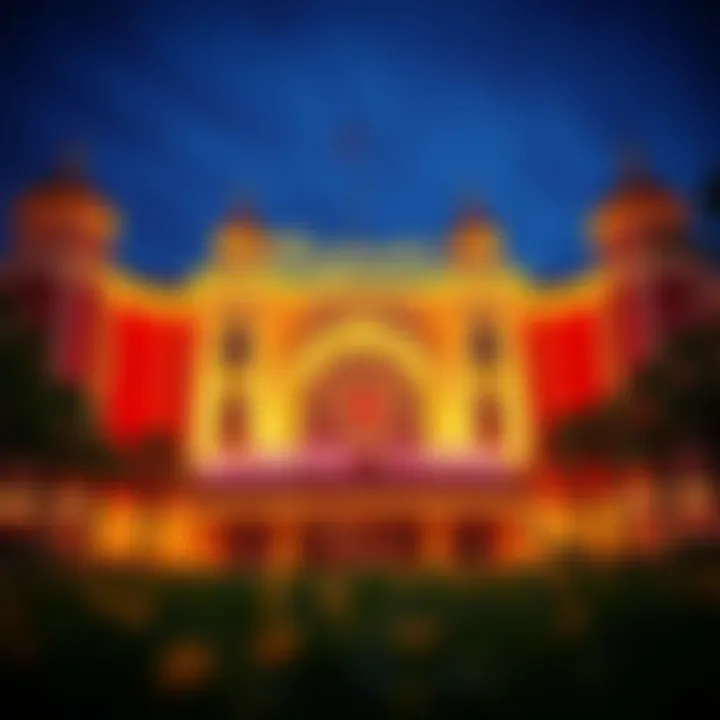 Exterior view of Majestic Casino showcasing its grand architecture