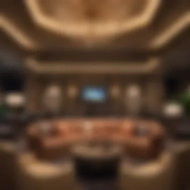 Chic and Comfortable Seating Elegant seating arrangement in the MGM Grand Lounge