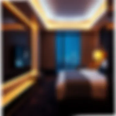 Advanced in-room technology features enhancing guest experience