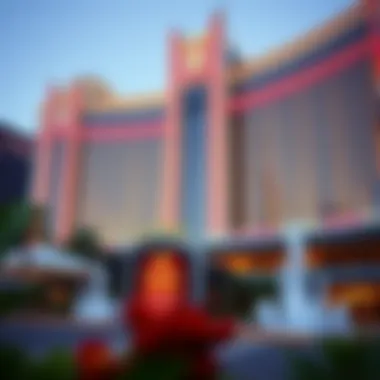 Innovative hotel exterior with unique architectural features