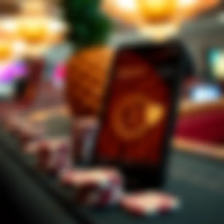 Illustration of security features within the Pineapple Poker app