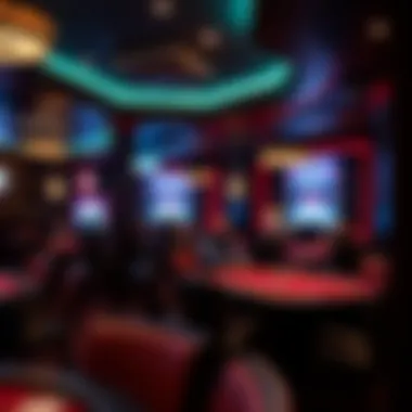 Cozy Poker Lounge Atmosphere Cozy atmosphere in the poker lounge