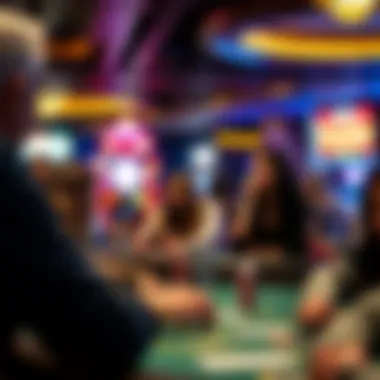 Tournament Action at Rivers Casino Players engaged in a thrilling tournament