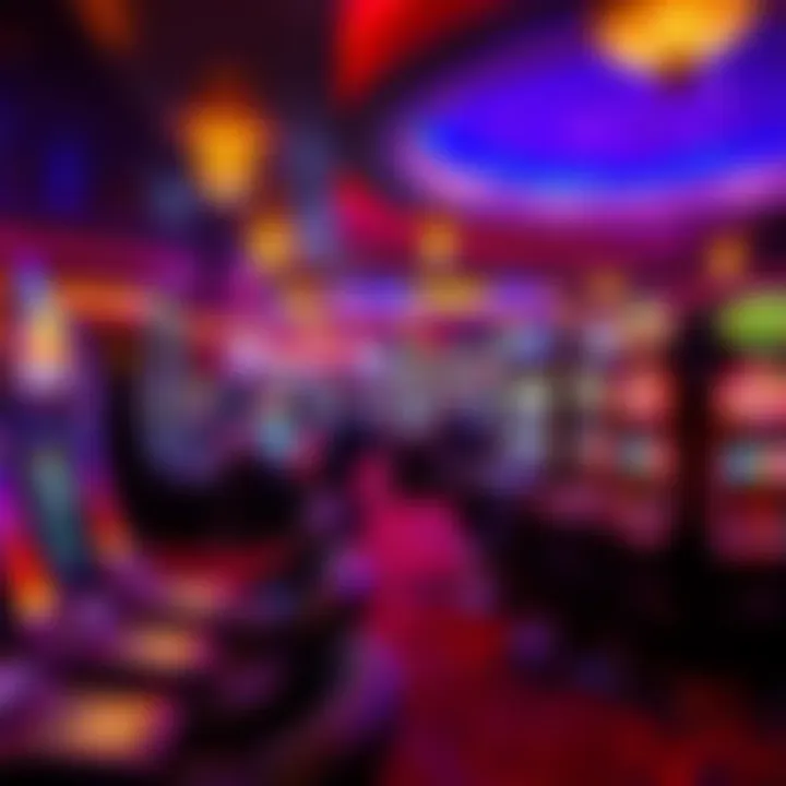 Vibrant casino floor with diverse gaming options and energetic atmosphere