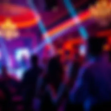 Guests enjoying a spectacular live performance in the entertainment venue