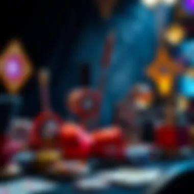 Intricate Magical Props An intricate display of magical props and gadgets used in modern performances