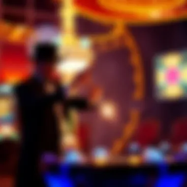 Futuristic Magic with Technology A futuristic magic show showcasing the integration of technology into illusions