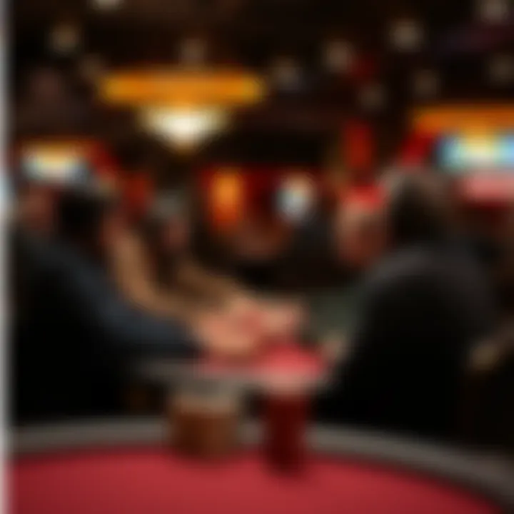 Social interaction among players in an online poker setup