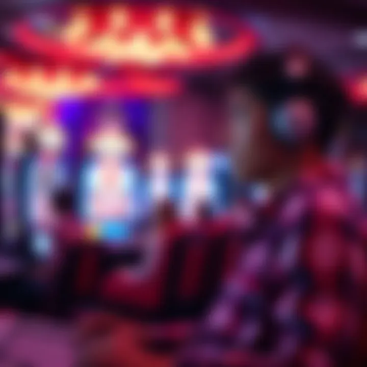 Immersive Experience in Virtual Casinos Player experiencing an immersive virtual gaming environment