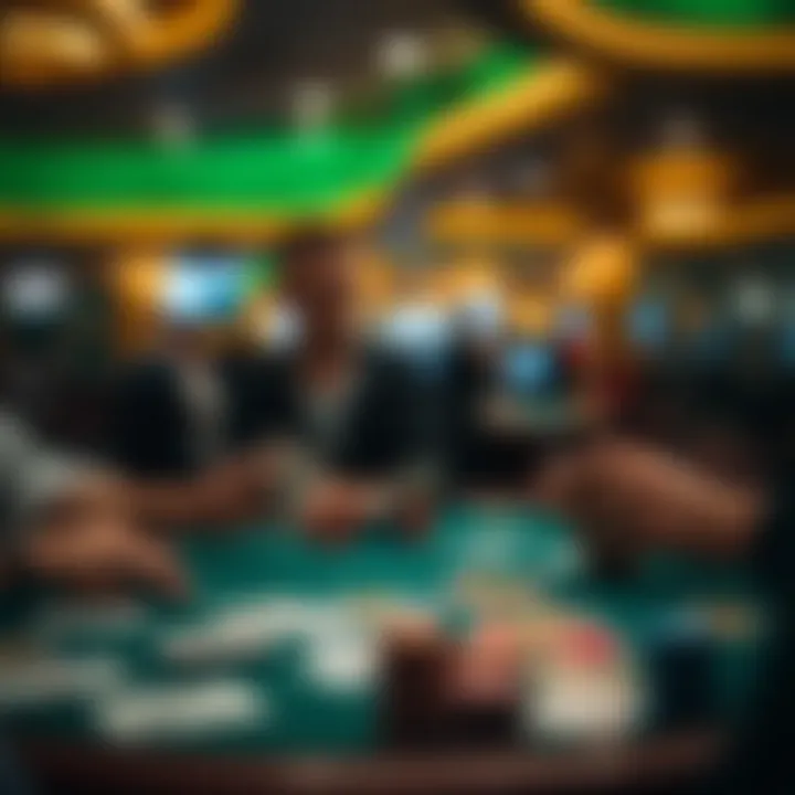 Strategic Card Game Strategic card game in progress