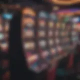 Colorful display of free online slots at Winstar Casino