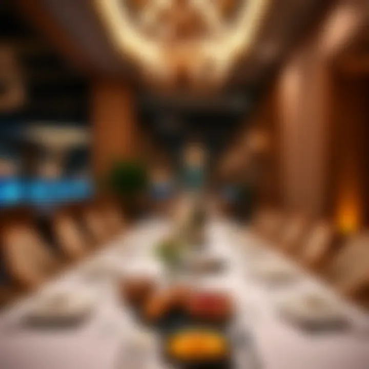 Culinary Excellence Elegant dining setup within a Wynn Villa highlighting exclusive culinary experiences