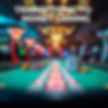 Concept image illustrating the transition from free play to real money gaming