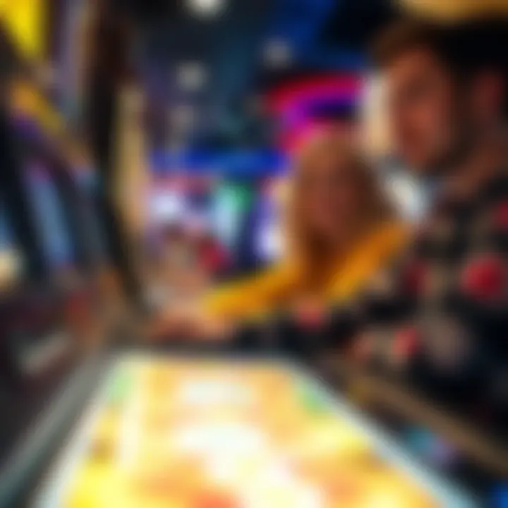 Players enjoying the Guns and Roses gaming experience