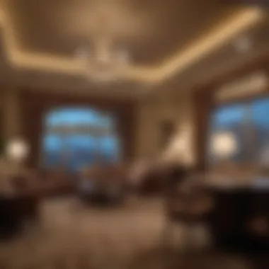Elegant Accommodations at Harrah's Luxurious suite inside Harrah's Resort offering comfort and elegance