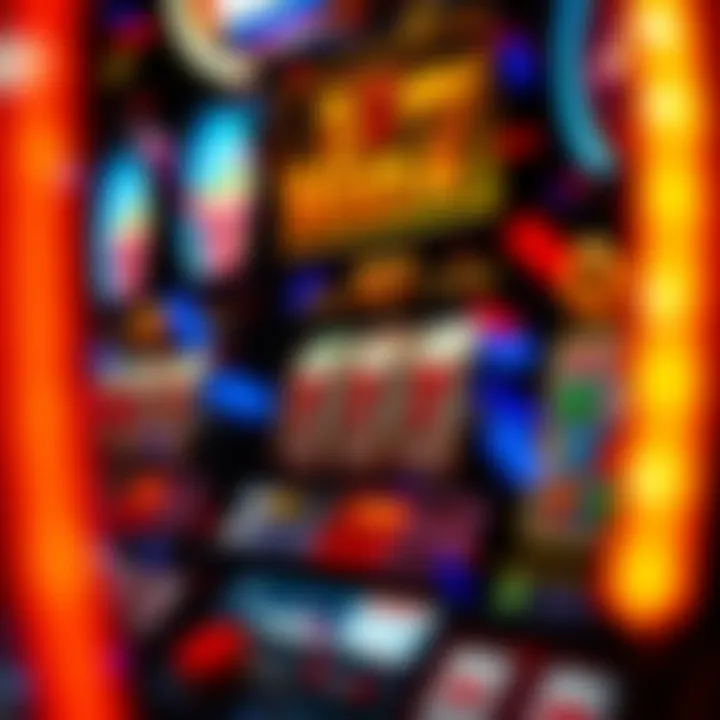 Jackpot Win Celebration Close-up of a jackpot win on a slot machine