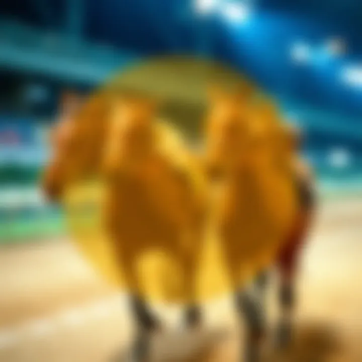 A strategic diagram showcasing effective horse race betting strategies