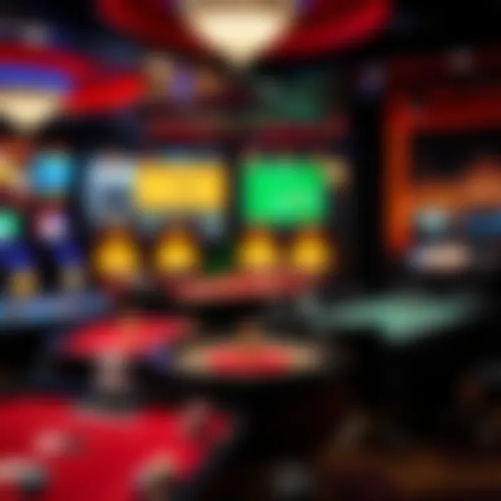 Variety of Casino Games A variety of casino games arranged for players to enjoy